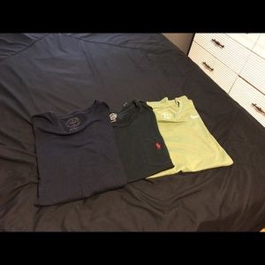 3 short sleeve tees